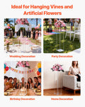 10PCS 80cm Wedding Flower Stand Acrylic Column Floral Display Rack