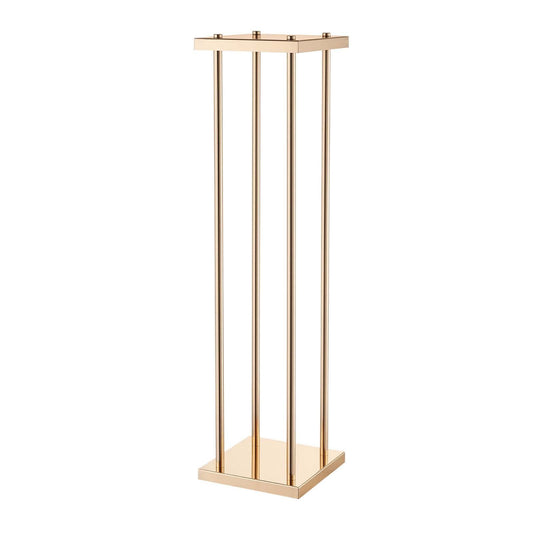 Wedding Flower Stand 10PCS 80cm Gold Metal Cylindrical Floral Display