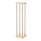 Wedding Flower Stand 10PCS 80cm Gold Metal Cylindrical Floral Display