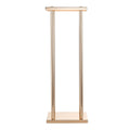Wedding Flower Stand 10PCS 80cm Gold Metal Cylindrical Floral Display