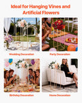 10PCS 80cm Gold Wedding Flower Stand Column Floral Display Rack