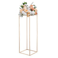 10PCS 80cm Gold Wedding Flower Stand Column Floral Display Rack