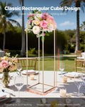 Wedding Flower Stand 10PCS 80cm Column Gold Floral Display Rack