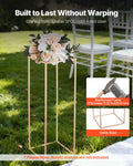 Wedding Flower Stand 10PCS 80cm Column Gold Floral Display Rack