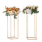 2x 80cm Gold Metal Wedding Flower Stand Floral Centrepiece Display