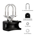 Sliding Gate Kit Heavy Duty 4 Track Wheels Rollers Hardware Black