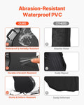 Electric Guitar Hard Case 1050mm Gourd Black PVC Water-Resistant