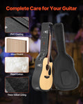 Acoustic Guitar Hard Case 1100mm Lock Key