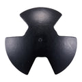 River Anchor 12LBS Cast Iron Black Vinyl Coated Mushroom Boat
