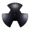River Anchor 12LBS Cast Iron Black Vinyl Coated Mushroom Boat