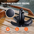 River Anchor 12LBS Cast Iron Black Vinyl Coated Mushroom Boat