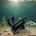 River Anchor 12LBS Cast Iron Black Vinyl Coated Mushroom Boat