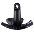 River Anchor 12LBS Cast Iron Black Vinyl Coated Mushroom Boat