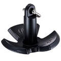 River Anchor 12LBS Cast Iron Black Vinyl Coated Mushroom Boat