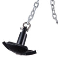 River Anchor 12LBS Cast Iron Black Vinyl Coated Mushroom Boat