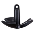 River Anchor 30lb Cast Iron Mushroom Boat Anchor Black Vinyl