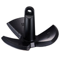 River Anchor 30lb Cast Iron Mushroom Boat Anchor Black Vinyl