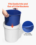 Silicone Bucket Liner 18.9L Concrete Mix Mortar Grout Mixer