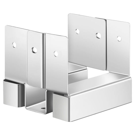 4x4 Post Base 10pc Zinc-Plated Concrete Anchor 89x90mm