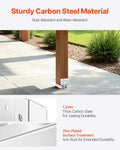 4x4 Post Base 10pc Zinc-Plated Concrete Anchor 89x90mm
