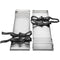 Concrete Knee Boards 70cm x 20cm Slider Knee Boards, Kneeler Board Stainless Steel Kneeboards, Concrete Sliders Pair Moving Sliders, with Concrete Board Straps for Cement and Concrete Finishi