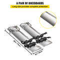 Concrete Knee Boards 70cm x 20cm Stainless Steel Pair