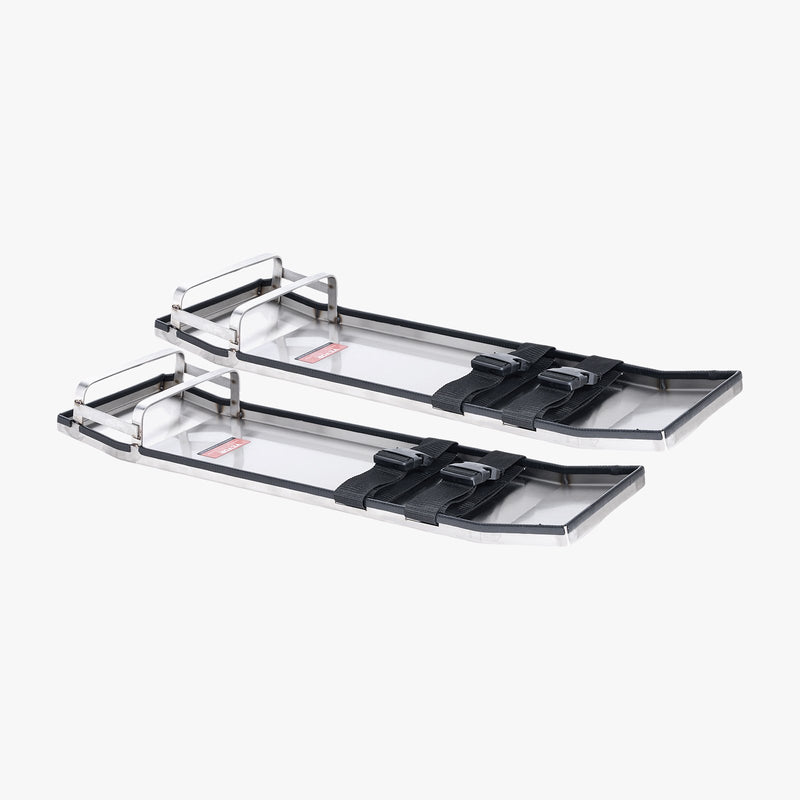 Concrete Knee Boards Stainless Steel 28x8 Pair with Straps