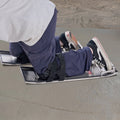 Concrete Knee Boards Stainless Steel 28x8 Pair with Straps