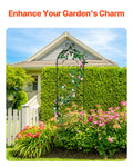 Metal Garden Trellis 60x15cm Climbing Plants Rustproof
