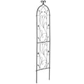 Metal Garden Trellis 60x15cm Climbing Plants Rustproof