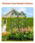 Metal Garden Trellis 60x15cm Climbing Plant Support Rustproof 2 Pack