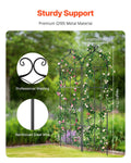 Metal Garden Trellis 71x20cm Rustproof Climbing Plant Support 2 Pack