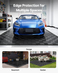 Transition Edge Kit 11-Piece Garage Floor Edging Black PP Material