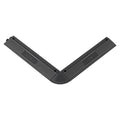 Transition Edge Kit 11-Piece Garage Floor Edging Black PP Material