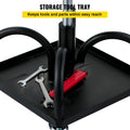 Rolling Garage Stool 300LBS Adjustable Mechanic Work Shop Seat w/Casters