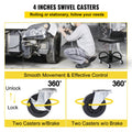 Mechanics Rolling Stool 300LBS Adjustable Workshop Seat Casters