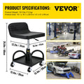 Mechanics Rolling Stool 300LBS Adjustable Workshop Seat Casters