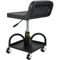 Mechanics Rolling Stool 300LBS Adjustable Workshop Seat Casters