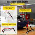 Foldable Engine Creeper Garage Workshop Mechanic Rolling Trolley