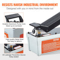 Air Hydraulic Pump 10000 PSI 1/2 Gal Foot Actuated Auto Body Gray