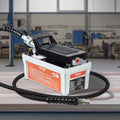 Air Hydraulic Pump 10000 PSI 1/2 Gal Foot Actuated Auto Body Gray