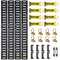 E Track Tie Down Rail Kit 30Pcs 1.52m Cargo Trailer
