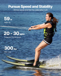 150cm Water Skis Combo Adults Adjustable Bindings X-7