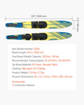 150cm Water Skis Combo Adults Adjustable Bindings X-7