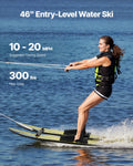 Water Skis 117cm Youth Combo Double Handle Rope Stabilizer Bar
