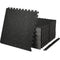 EVA Foam Floor Mats 25pc 24x24in 0.56in Thick Puzzle Tiles