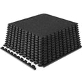 12 PCS 14mm Thick Gym Floor Mats 24x24 EVA Foam Interlocking Workout