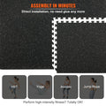 6pc 60cm Interlocking Gym Floor Mats 12mm Thick EVA Foam Puzzle