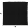 10 x 10 Ft Welding Blanket Black Fiberglass Blanket Portable Fiberglass Fire Retardant Blanket Welding Mat Welding Fireproof Thermal Resistant Insulation With Carry Bag