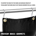 Welding Blanket 10x10ft Black Fiberglass Fire Retardant Mat